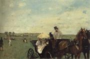 Edgar Degas At the Races in the Countryside oil painting artist